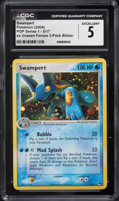 2016 Pokemon Japanese XY Premium Champion Pack Full Art Swampert
