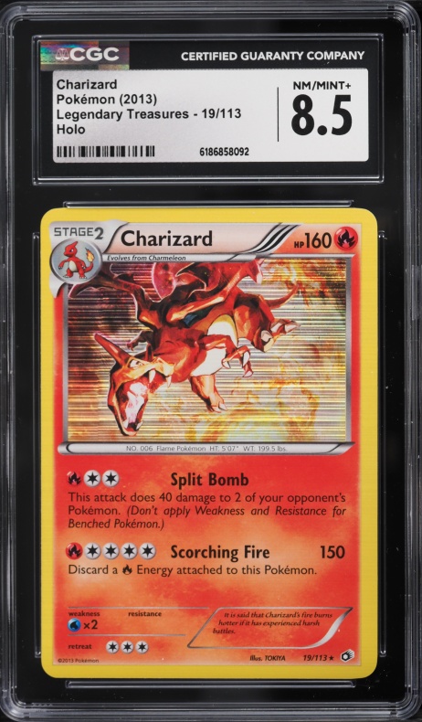 white charizard pokemon card & Blue-eyes Dragon Credit Skin Bundle shuffle your deck Charizard | Black & WhiteLegendary