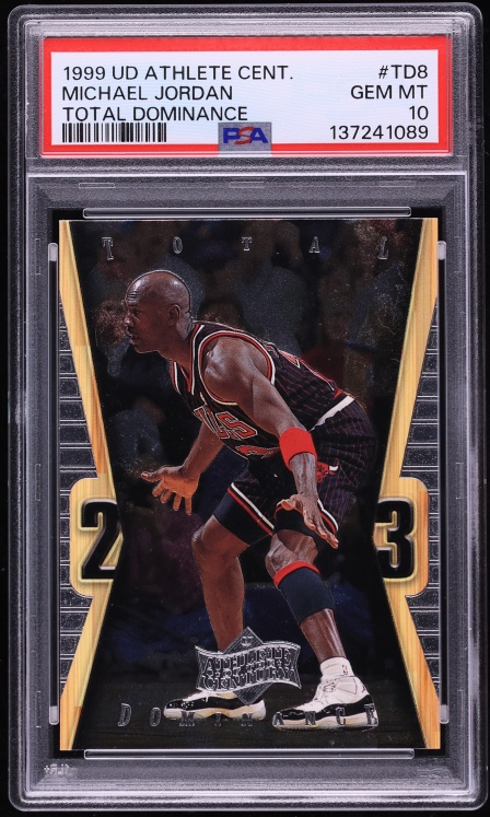 1999 Upper Deck MJ Athlete Of The Century Total Dominance Michael Jordan PSA 10 GEM MINT
