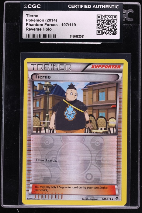 pokemon card tierno Deck Building Seminar Promo 000/XY-P Japanese Single Ca Japan2UK You may play only 1 Supporter card during your turn (before your attack) Cert Verification 44165653