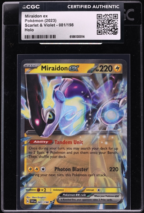 miraidon pokemon card holographic 028/084 shuffle your deck Miraidon [Holo] #80 Prices |