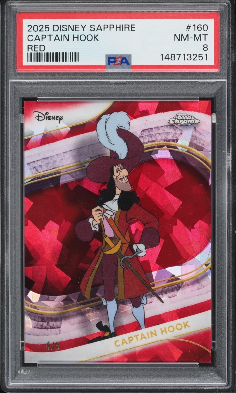2025 Topps Disney Chrome Reflections RayWave Refractor Captain
