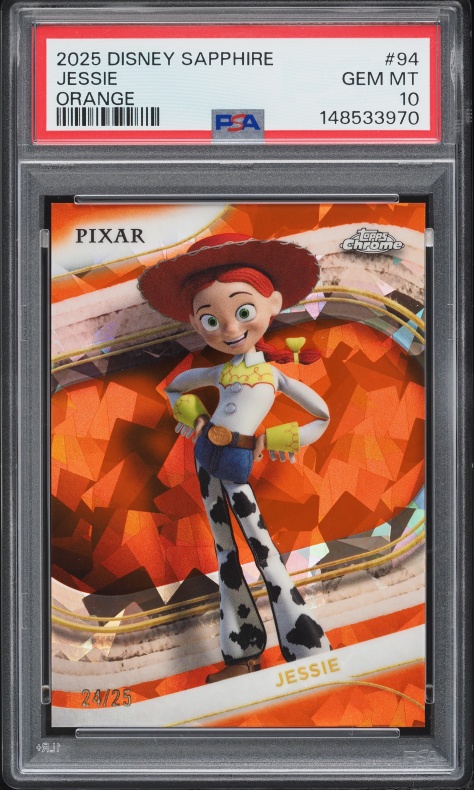 2025 Topps Chrome Disney Pongo Sapphire PSA 10 #101 159 on