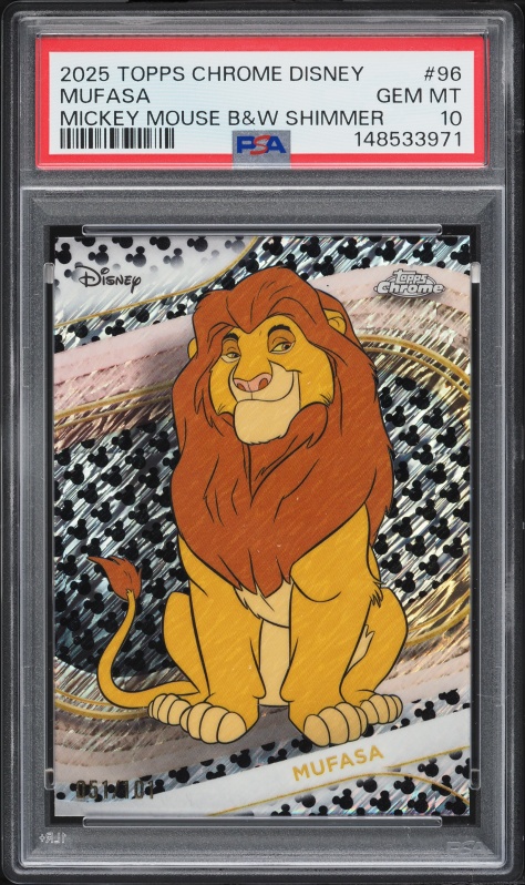 2025 Topps Chrome Disney Pongo Sapphire PSA 10 #101 159 on