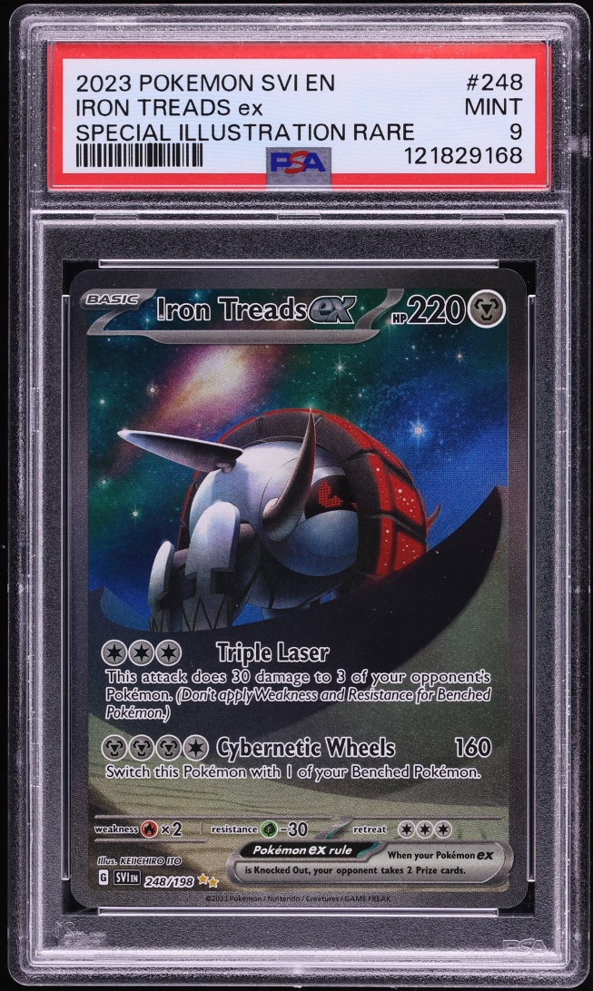 2023 Pokemon Scarlet & Violet SIR Iron Treads ex #248 PSA 9 MINT