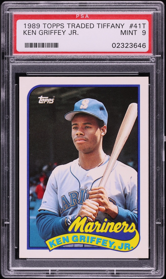 1989 Topps Traded Tiffany Ken Griffey Jr. ROOKIE #41T PSA 9 MINT