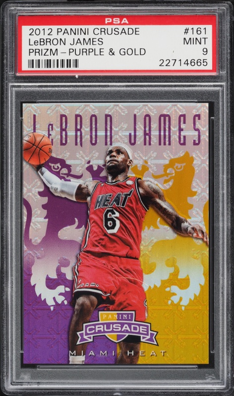 2012 Panini Prizm Downtown Bound Gold LeBron James 1/10 #9 BGS 9.5