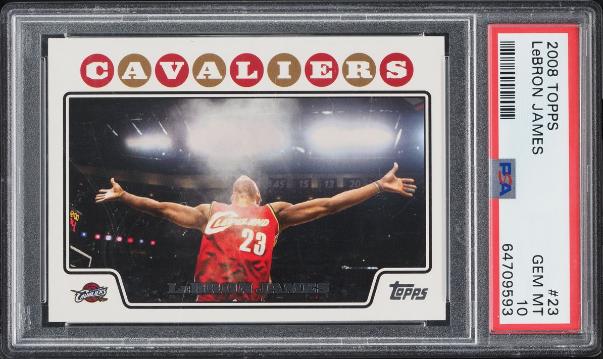 2008 Topps Basketball LeBron James #23 PSA 10 GEM MINT