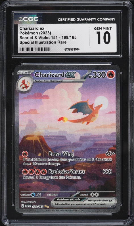 2023 Pokemon Japanese SV 151 Special Art Rare Charizard ex #201