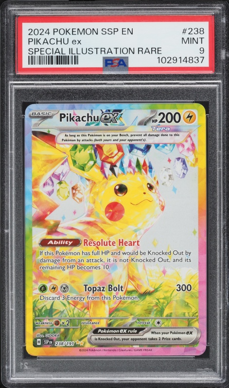 2025 Pokemon Chinese Scarlet & Violet 151 AR Pikachu #170 PSA 10