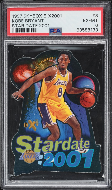 2001 Topps Chrome Black Refractor Kobe Bryant /50 #50 PSA 9 MINT