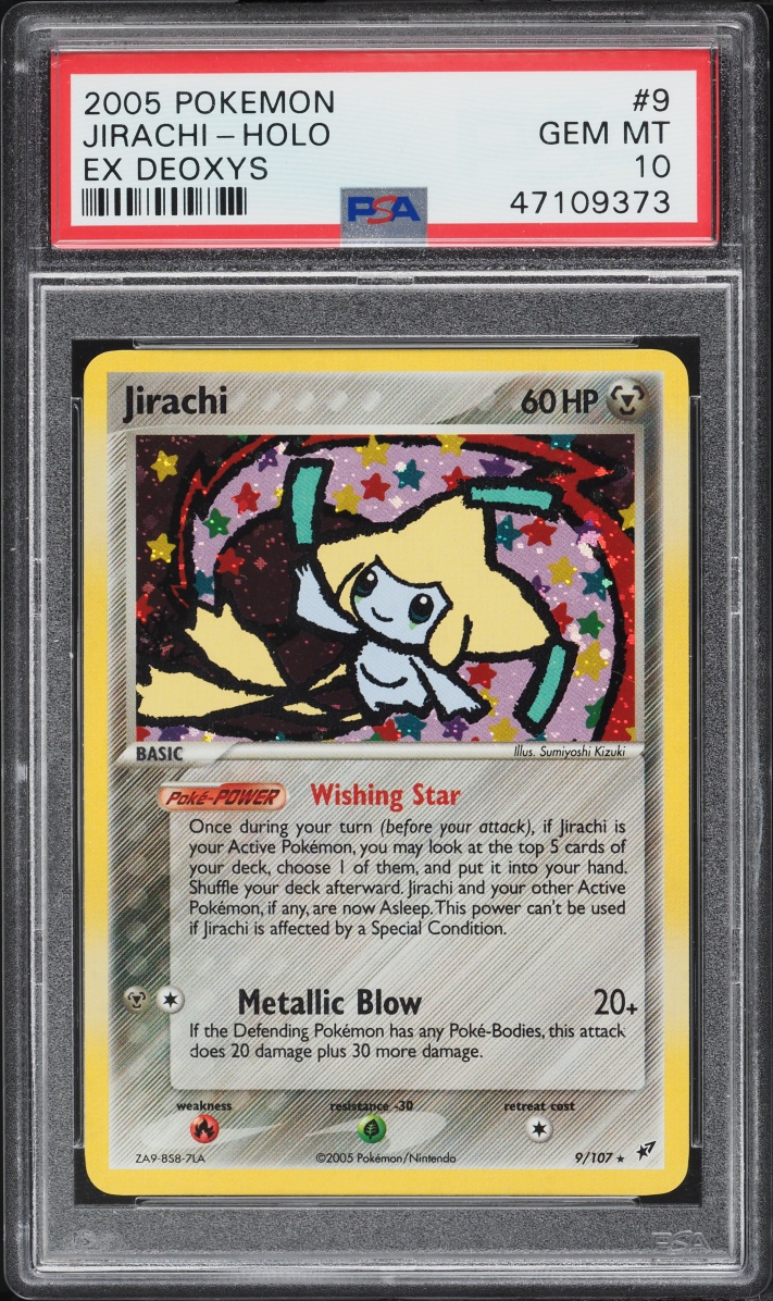 2005 Pokemon EX Deoxys Holo Jirachi #9 PSA 10 GEM MINT