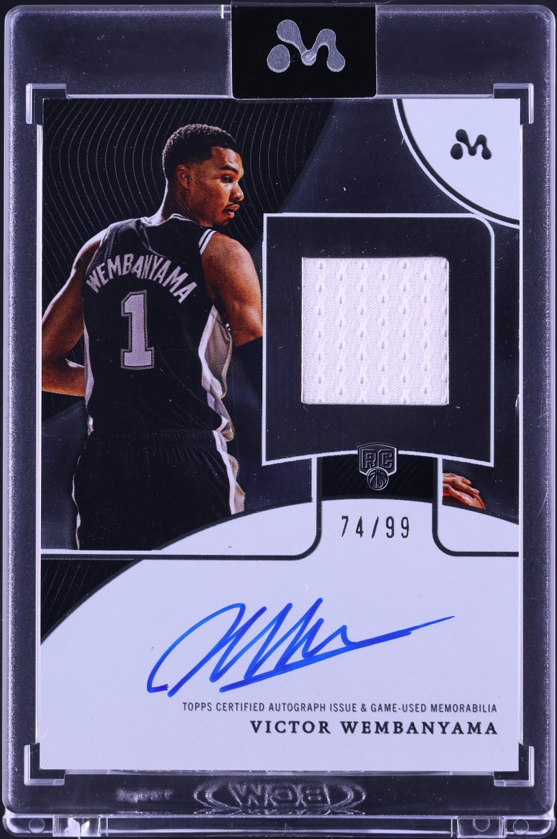 2023 Topps Mercury Victor Wembanyama ROOKIE PATCH AUTO /99 #WAR-10A