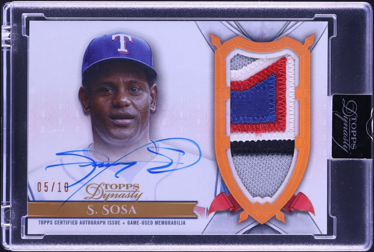 2024 Topps Dynasty Sammy Sosa PATCH AUTO /10 #DAP-SS6