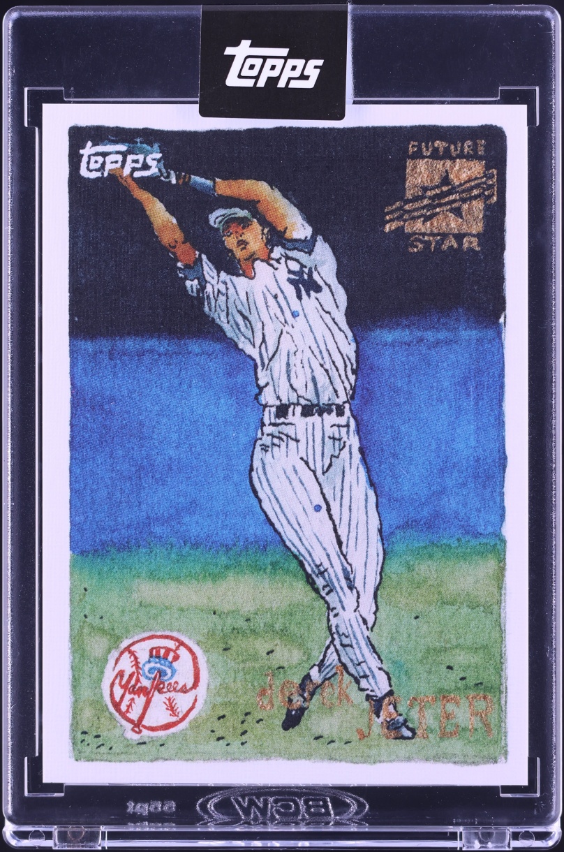 2025 Topps Shoebox Treasures Canvas Stock Derek Jeter #19