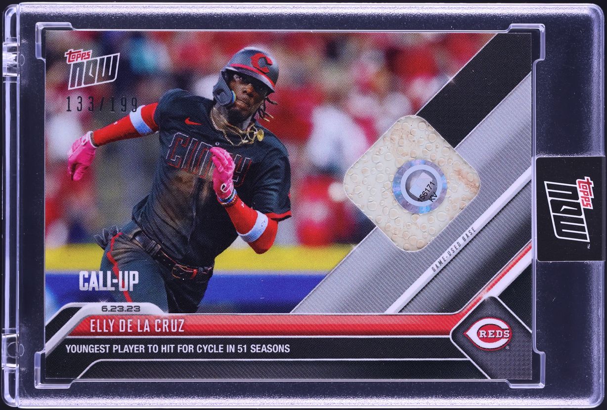 2023 Topps Now Game Used Base Elly De La Cruz ROOKIE RELIC /199 #485A