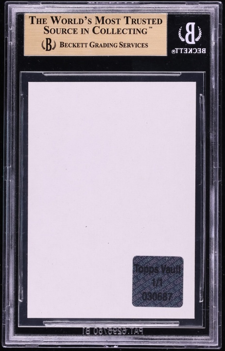 2015 Topps Heritage Vault Tom Brady 1/1 #1 BGS 9.5 GEM MINT