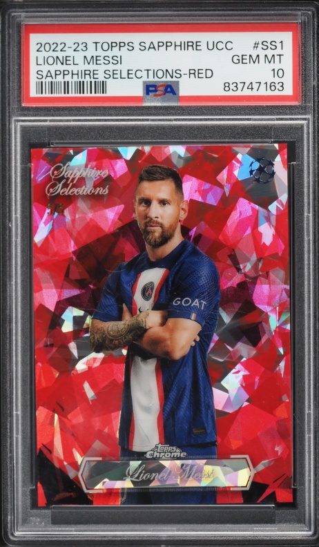 2011 Futera World Football Unique Memorabilia Gold Lionel Messi