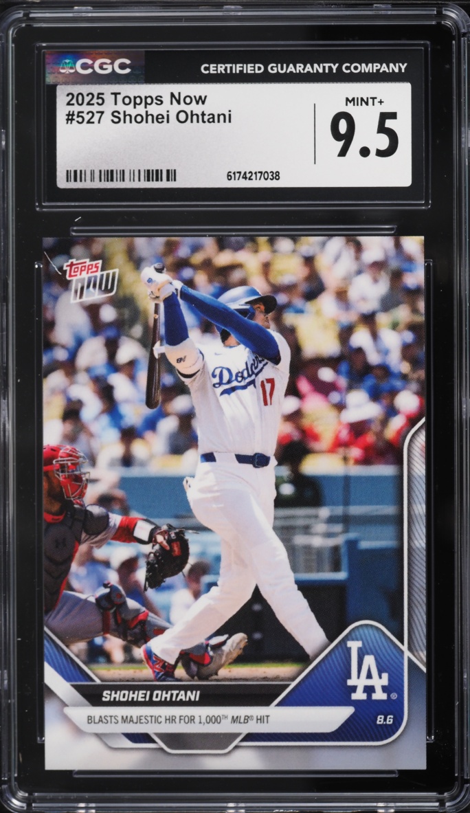 2025 Topps Now Shohei Ohtani #527 CGC 9.5 MINT+