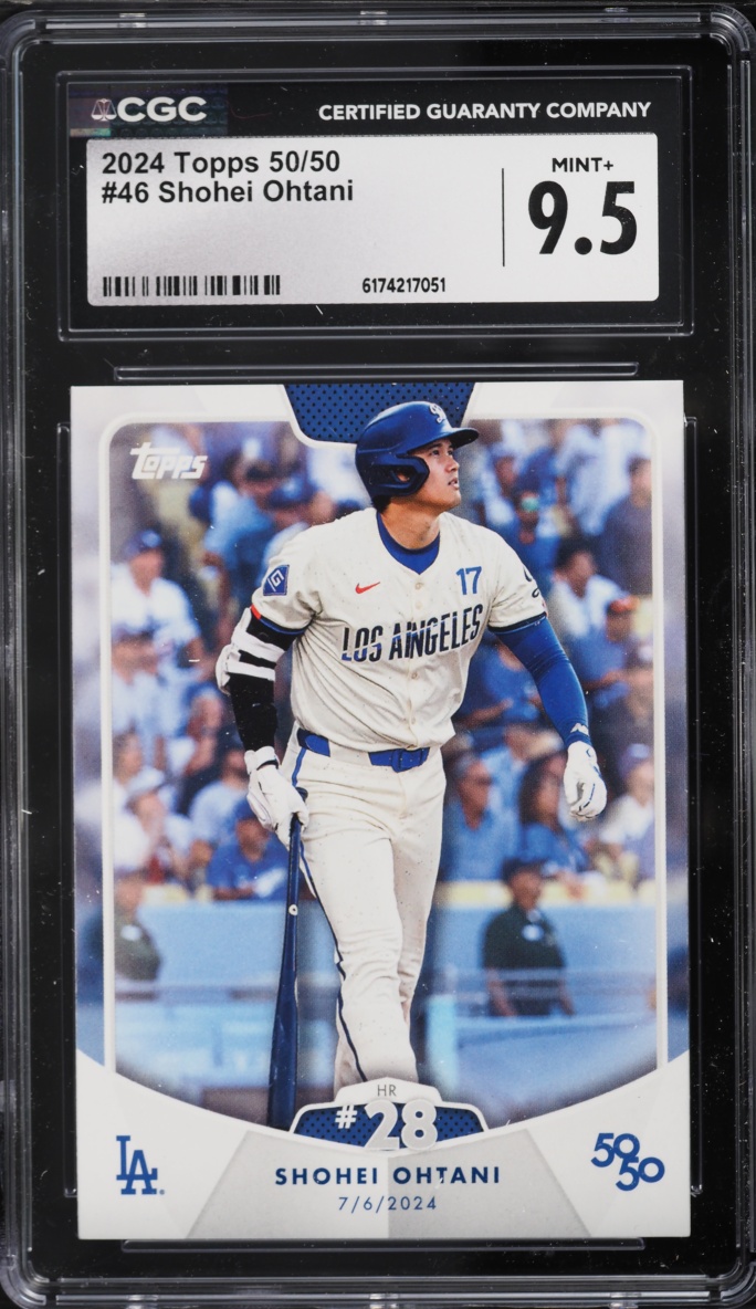 2024 Topps 50/50 Shohei Ohtani #46 CGC 9.5 MINT+