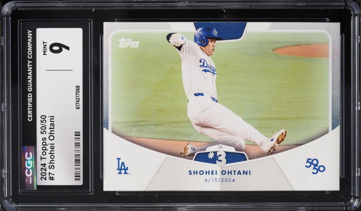 2024 Topps 50/50 Shohei Ohtani #7 CGC 9 MINT
