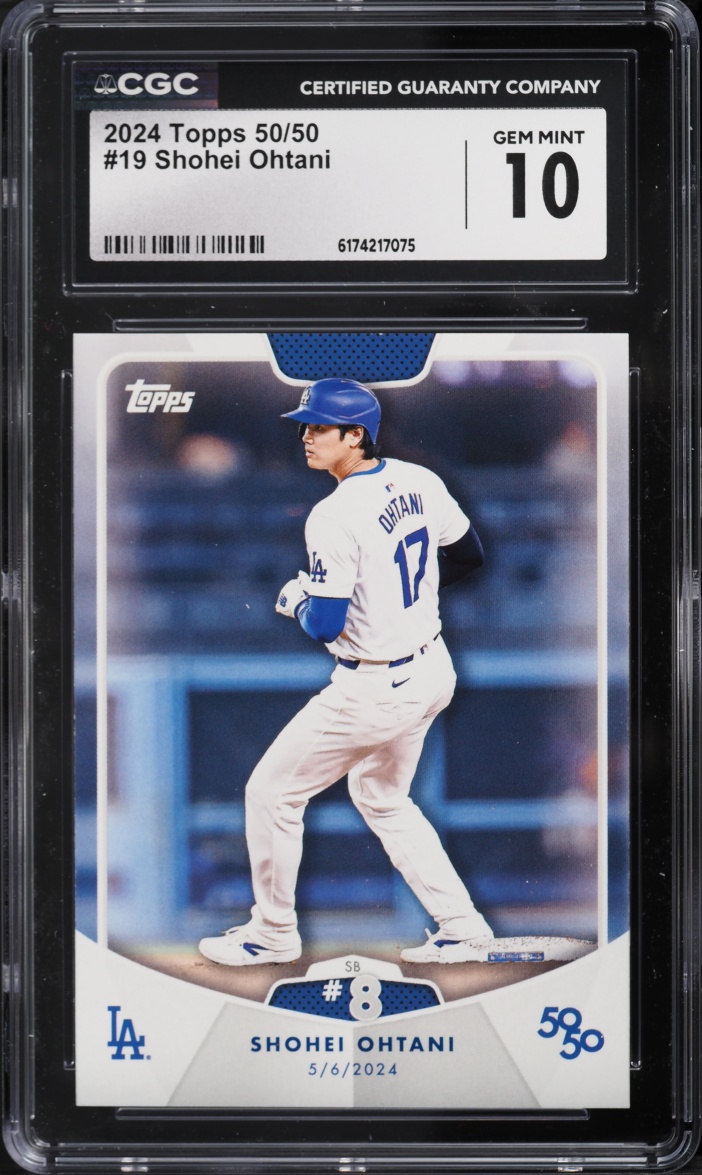 2024 Topps 50/50 Shohei Ohtani #19 CGC 10 GEM MINT