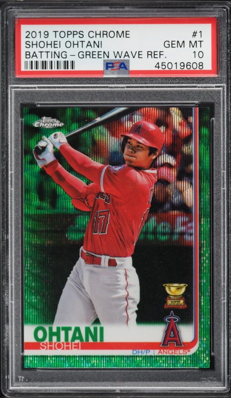 2019 Topps Heritage Chrome Superfractor Shohei Ohtani 1/1 #THC-430