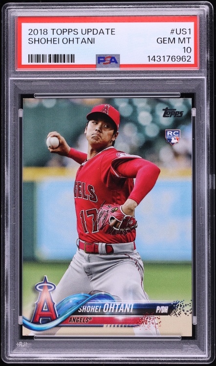 2018 Topps Update Shohei Ohtani ROOKIE #US1 PSA 10 GEM MINT