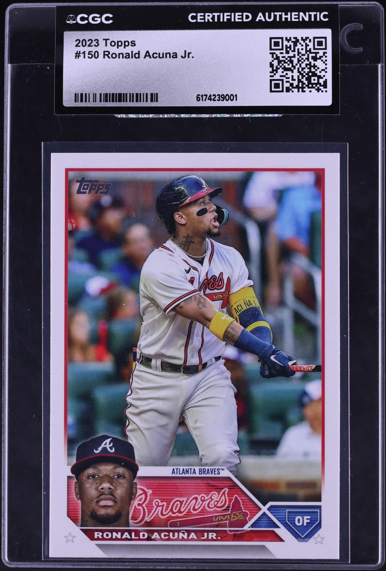 2023 Topps Ronald Acuna Jr. #150 CGC AUTH