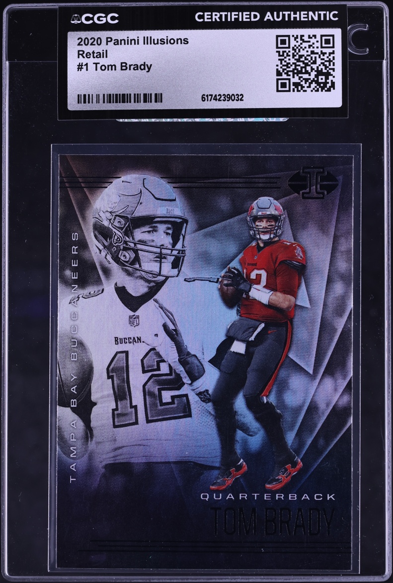 2020 Panini Illusions Retail Tom Brady #1 CGC AUTH