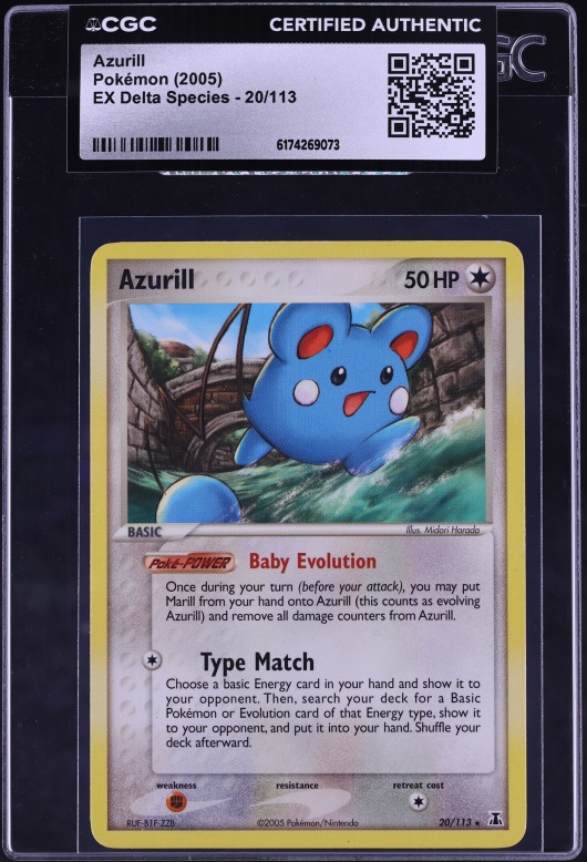 azurill pokemon card Azurill Pokemon Card Game TCG Japanese Japan Nintendo Anime F/S