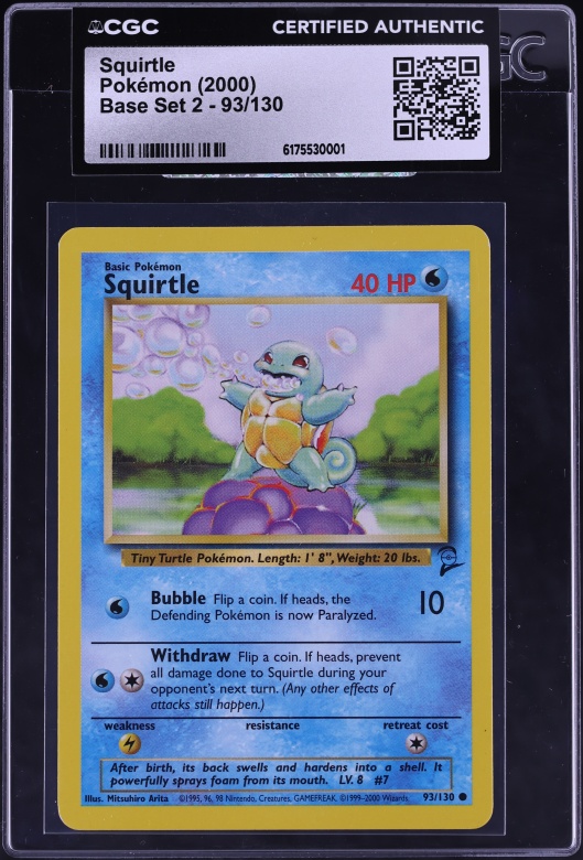 1995 squirtle pokemon card value 68 82 2000 Team Rocket 1st Edition #68 CGC 8.5 NM-MT+ on Fanatics Collect 1995 squirtle Pokémon card Pokemon