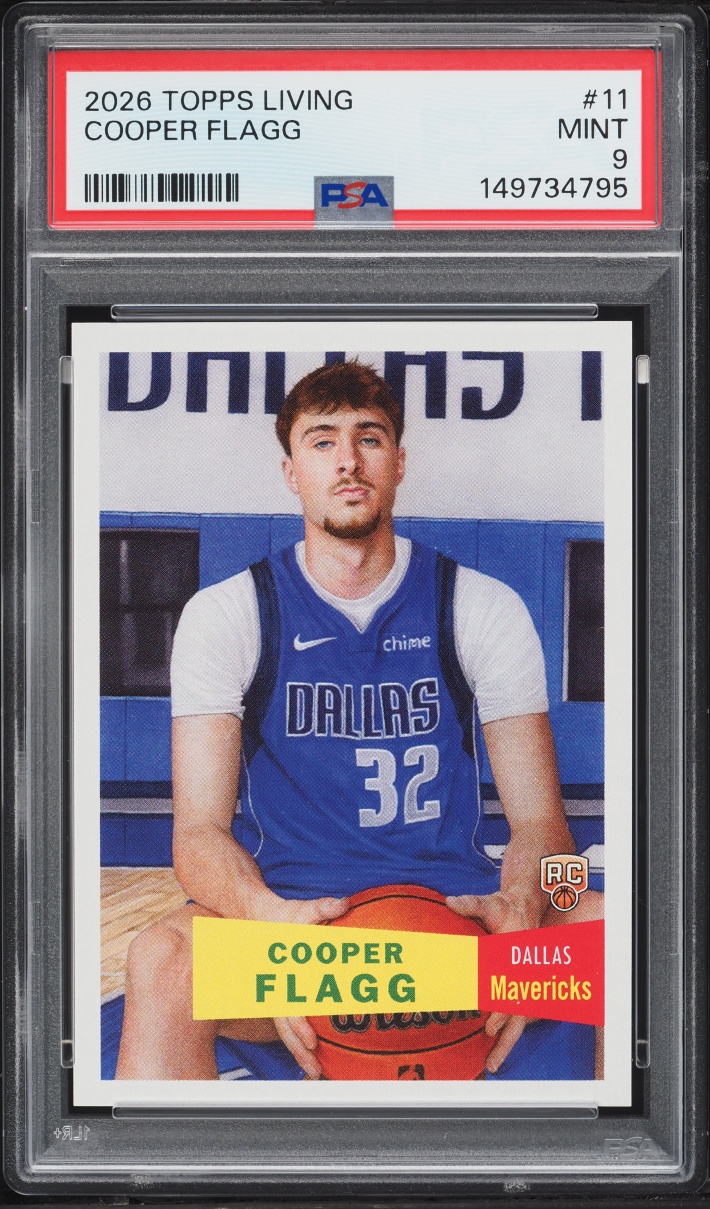 2026 Topps Living Cooper Flagg ROOKIE #11 PSA 9 MINT