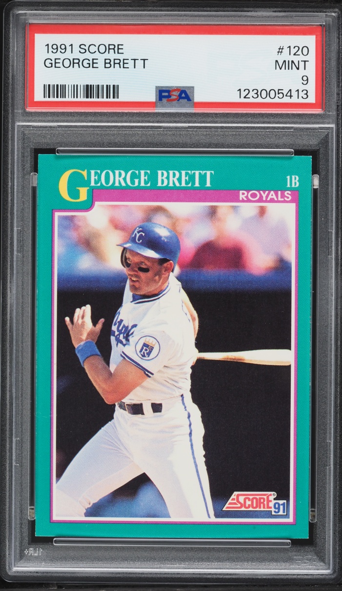 1991 Score George Brett #120 PSA 9 MINT