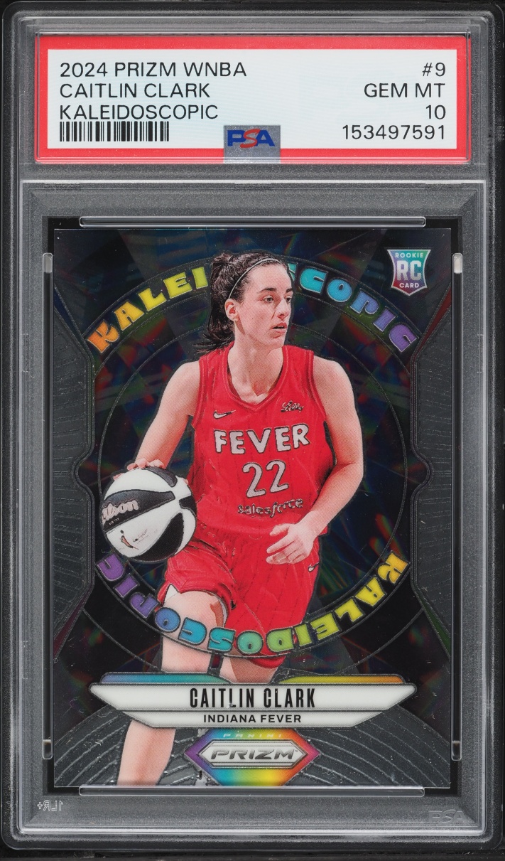 2024 Panini Prizm WNBA Kaleidoscopic Caitlin Clark ROOKIE #9 PSA 10 GEM MINT