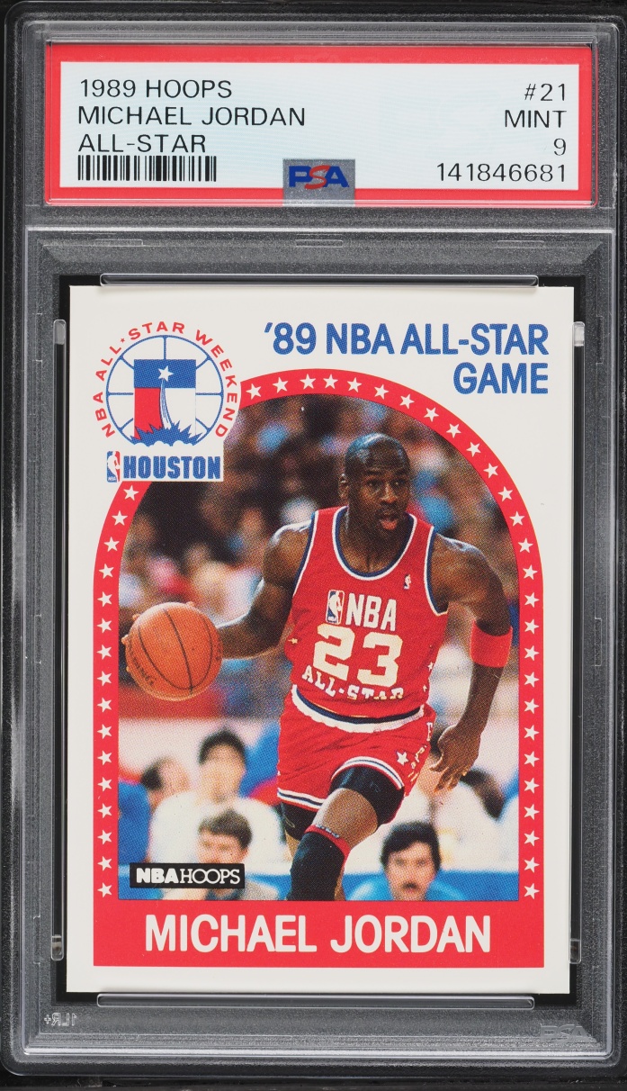 1989 Hoops All Star Michael Jordan #21 PSA 9 MINT