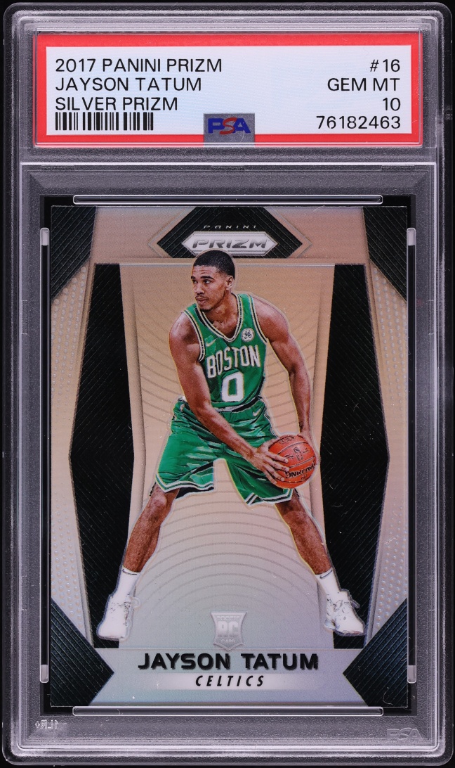 2017 Panini Prizm Silver Jayson Tatum ROOKIE #16 PSA 10 GEM MINT