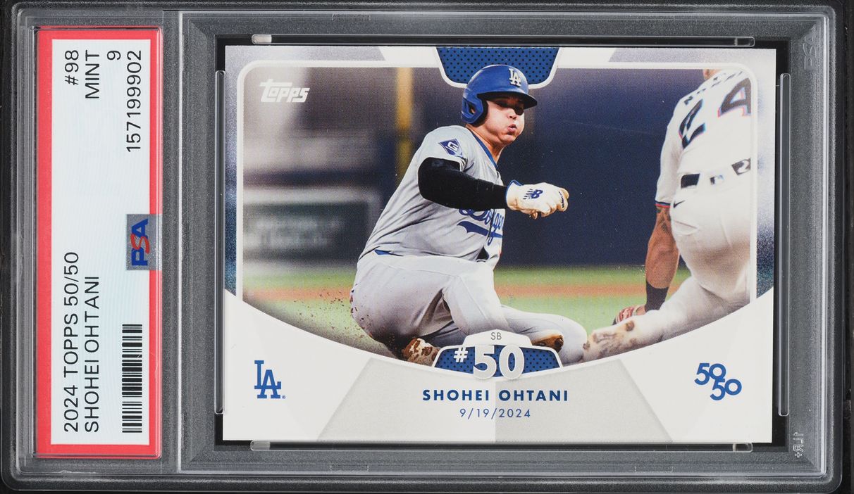 2024 Topps 50/50 Shohei Ohtani #98 PSA 9 MINT
