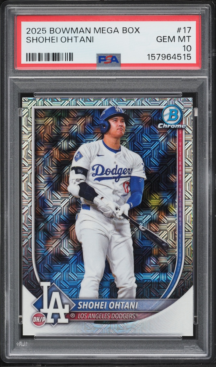 2025 Bowman Chrome Mega Box Shohei Ohtani #17 PSA 10 GEM MINT