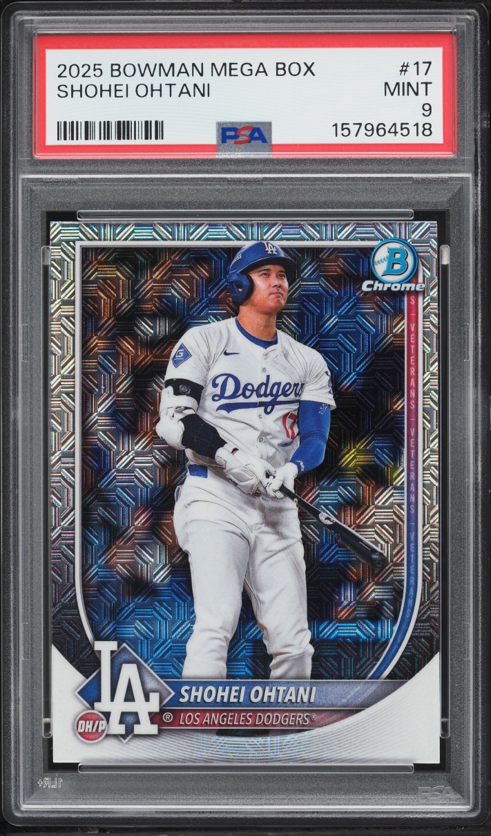 2025 Bowman Chrome Mega Box Shohei Ohtani #17 PSA 9 MINT