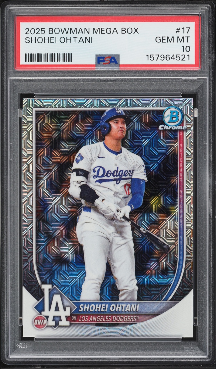 2025 Bowman Chrome Mega Box Shohei Ohtani #17 PSA 10 GEM MINT