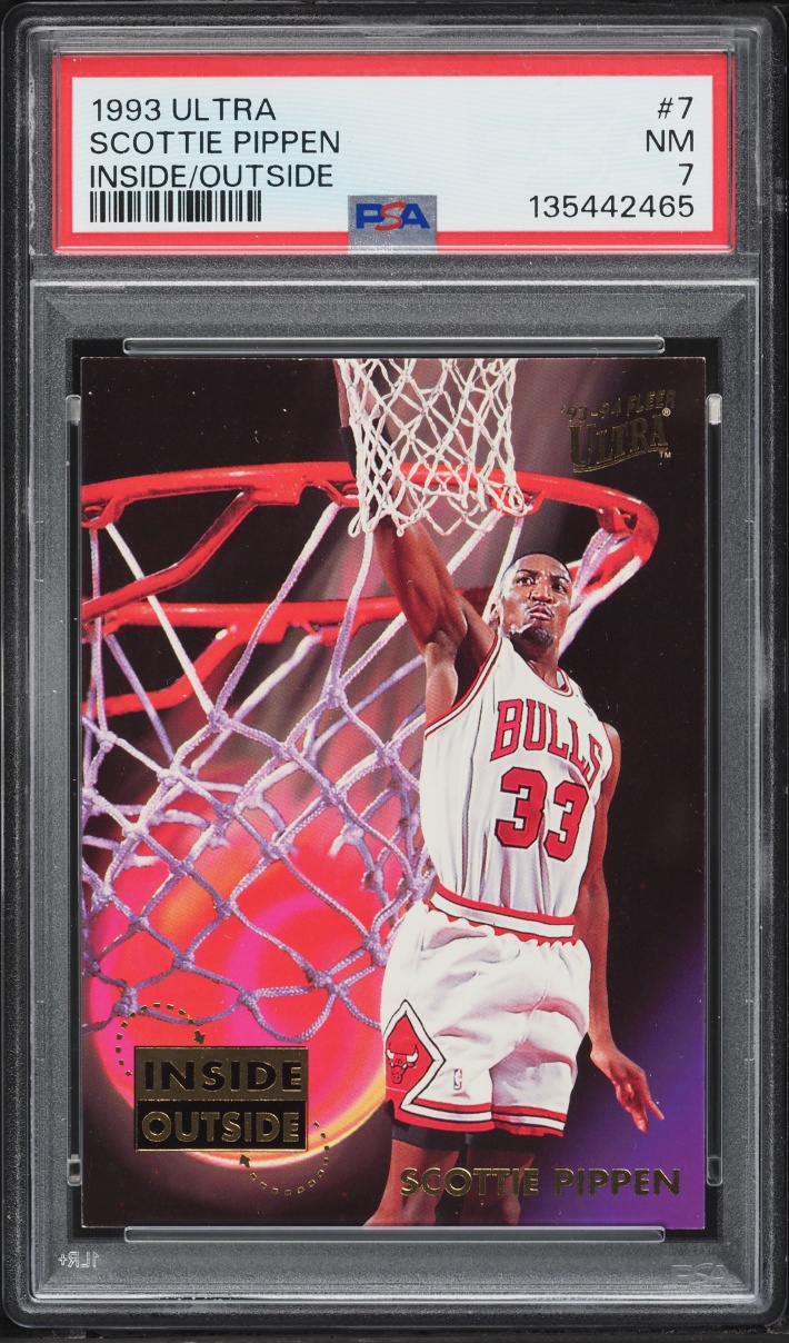 1993 Ultra Inside Outside Scottie Pippen #7 PSA 7 NRMT
