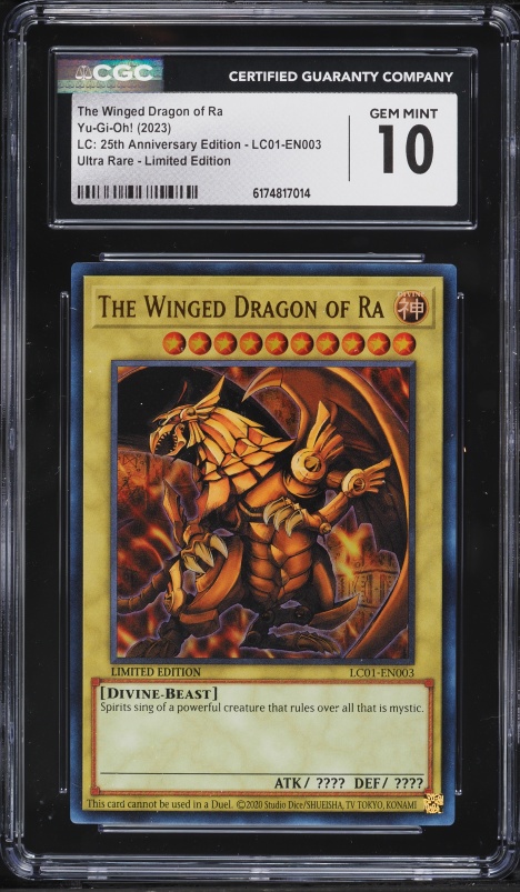 2003 Yu-Gi-Oh! Game Boy Advance Ultra Rare Winged Dragon Of Ra