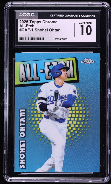 2025 Topps Chrome All-Etch Shohei Ohtani #CAE-1 CGC 10 GEM MINT