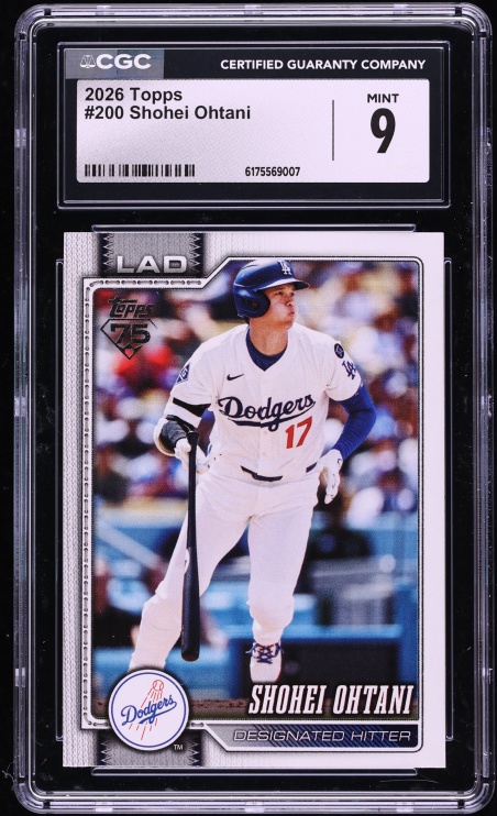 2026 Topps Shohei Ohtani #200 CGC 9 MINT