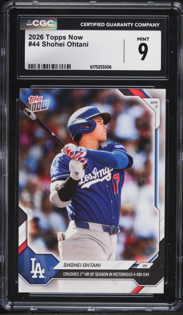 2026 Topps Now Shohei Ohtani #44 CGC 9 MINT