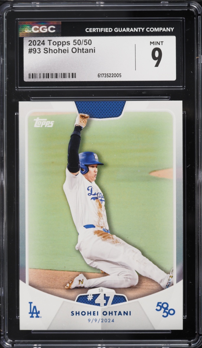 2024 Topps 50/50 Shohei Ohtani #93 CGC 9 MINT