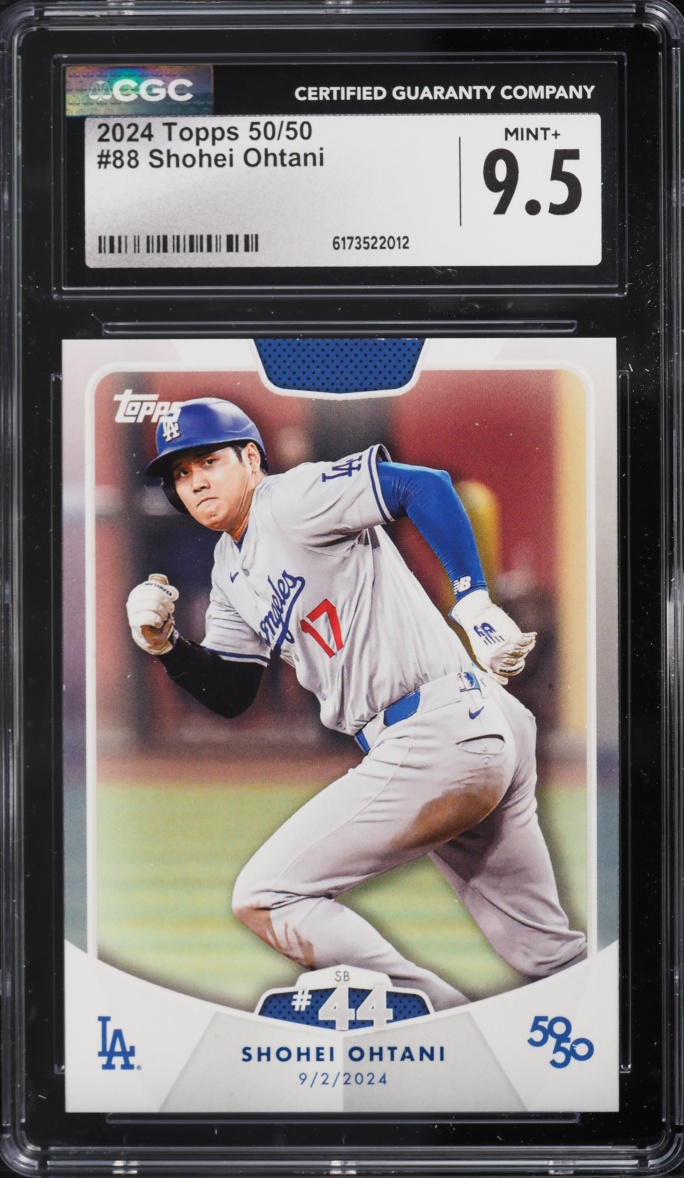 2024 Topps 50/50 Shohei Ohtani #88 CGC 9.5 MINT+