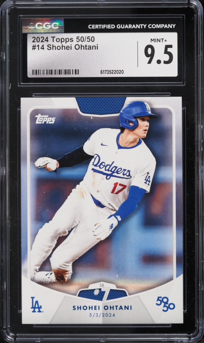 2024 Topps 50/50 Shohei Ohtani #14 CGC 9.5 MINT+