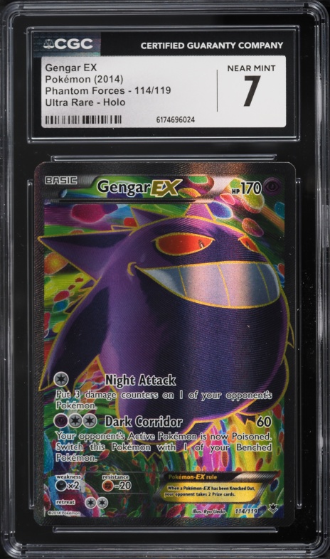 2014 Pokemon Japanese XY Phantom Gate 1st Edition Gengar EX #33